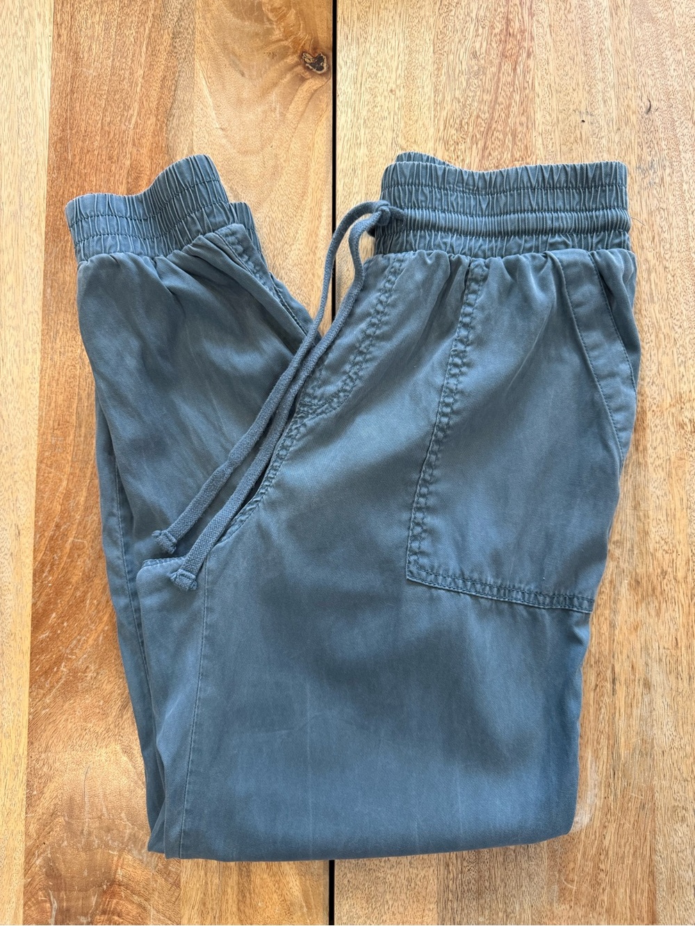 a new day Slate Blue Drawstring Jogger Pants XS